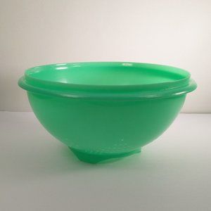 Vintage Tupperware #339 Strainer Colander Jade
